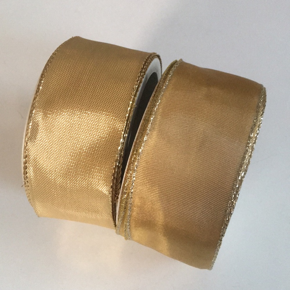 2 Pack Gold Ribbon